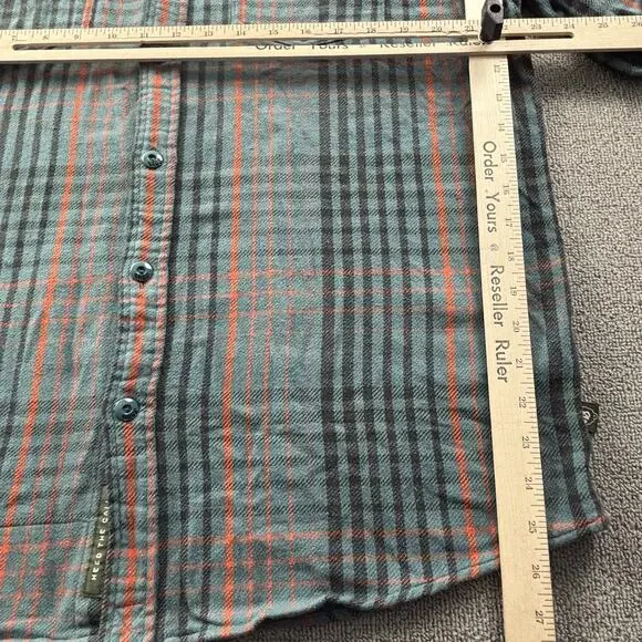 Howler Bros Shirt Adult Large Plaid Button Up Long Sleeve Flannel Casual Men's - Picture 12 of 14